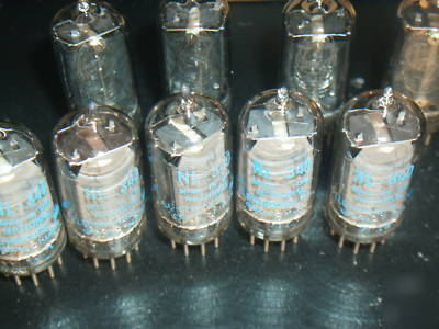 Nine nos nixie tubes type nl 840 / nl 248 perfect tubes