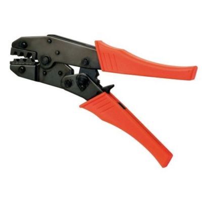 Professional ratcheting crimper for insulated terminals