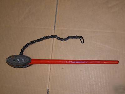 Rothenberger heavy duty chain pipe wrench 70243 nos
