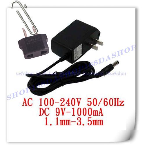 Ac/dc power adapter converter ac 110-240V to dc 9V 