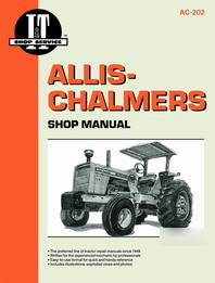 Allis-chalmers i&t shop manual ac-202 see list of model