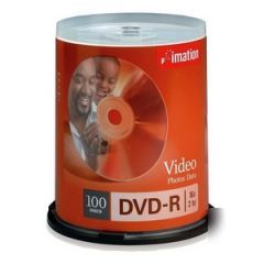 Imation - 100 x dvd-r 4.7 gb 16X - spindle - storage me