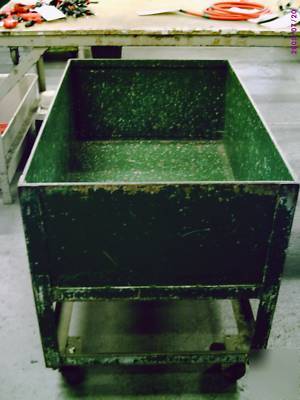 Metal material handling carts