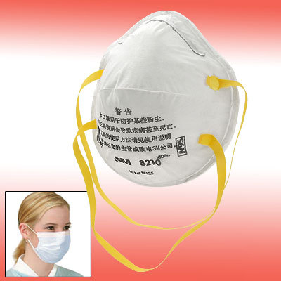 Nose wire safety respirator dual head strap face mask