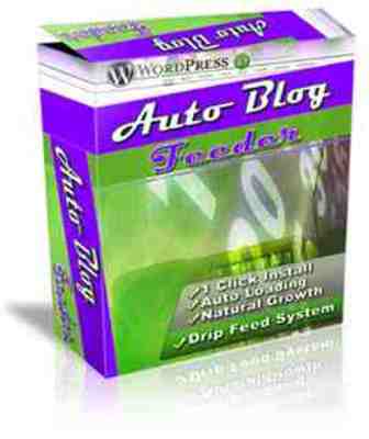 Hot auto blog feeder software php script + resell on cd