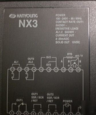 Hanyoung temperature controller NX3-00 100-240V