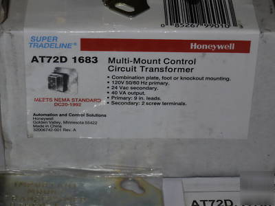 Honeywell AT72D 1683 multi-mount control circuit transf