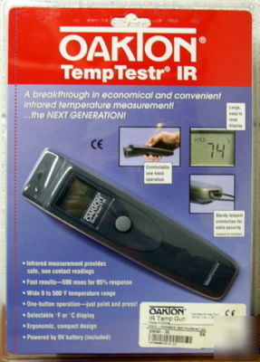 Infrared thermometer ir temp gun oakton temptestr ir