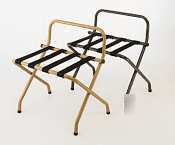 Luggage rack - black straps with inca gold