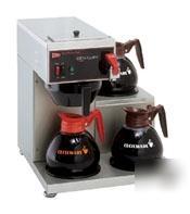 New cecilware auto. coffee brewer w/ hot water, C2003R, 