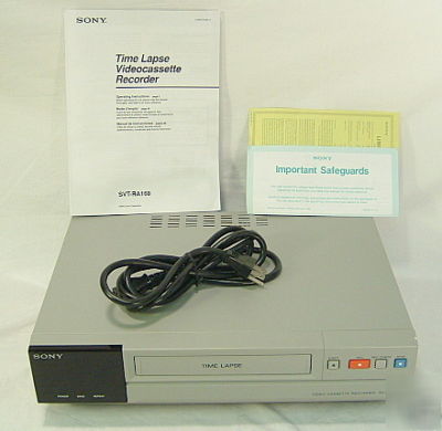Sony 232 hour time lapse vhs video recorder SVTRA168