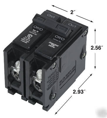 New 45 amp 2P siemens Q245 circuit breaker 5-pack