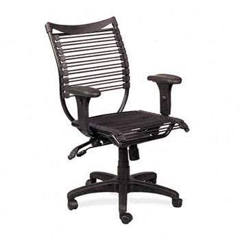 New seatflex series swivel tilt chair w/ arms black 