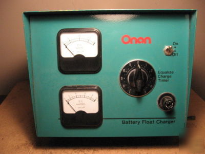 Onan 12 volt battery float charger