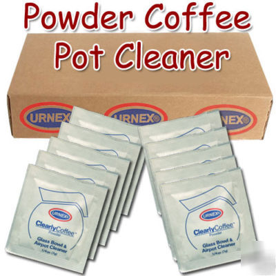 Urnex clearly coffee powder coffee pot cleaner 20 pack
