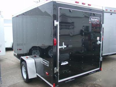2010 haulmark 6X12 enclosed cargo trailer ramp v-nose