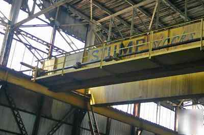 35 ton x 78' span shaw box crane 12.5 ton aux - girders