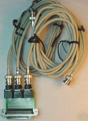 68 pin fem right ang kit w/3 bnc + 3 6FT cables #500058