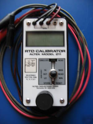 Altek rtd calibrator model 211 test instrument
