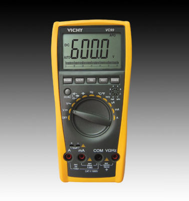 Auto range digital multimeter VC99 3 36/7 w/ analog bar