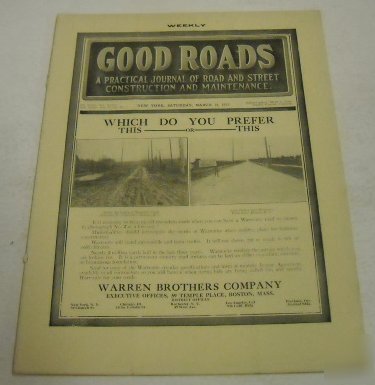 Good roads 1913 magazine vol. 5, no. 11
