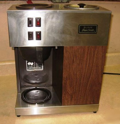 Bunn vpr commercial coffee maker 2 burner w warranty