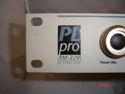 Clear com pl pro rm-220 headset speaker station