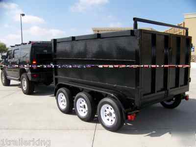 New 2010 model hydraulic dump trailer w remote 10K gvwr
