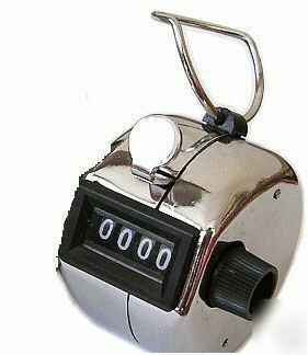 New professional chrome hand held tally counter brand 
