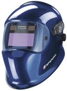 Optrel E680 auto-dark welding helmet- medium blue K6804