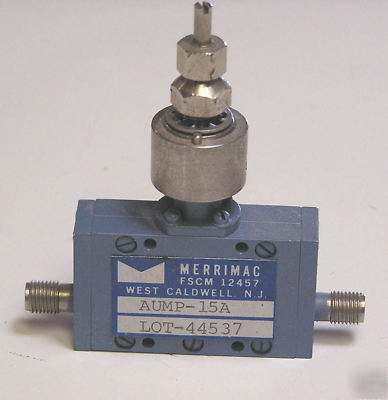 Merrimac aump-15A 1-8 ghz, 0-20 db attenuator