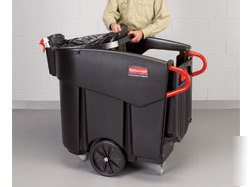 New rubbermaid mega brute 9W71 mobile waste collector 