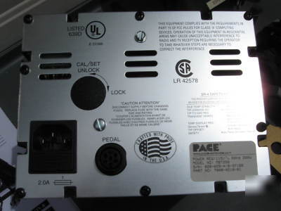 Pace mbt 250 solder / desolder station circuit elect pc