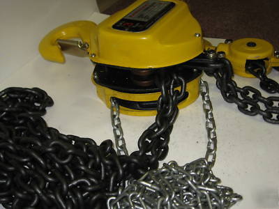 3 ton chain hoist, 20' lift (fall)