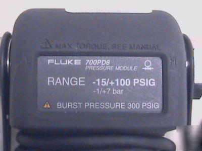 Fluke 700PD6 pressure module: -15 to +100PSIG