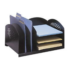 Muv steel desk organizer 1618X1118X818 black