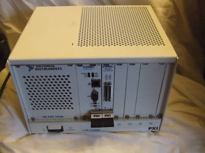 National instruments pxi-1036 chassis with cards