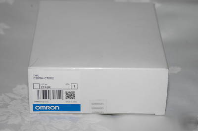 Omron C200H-CT002 *sealed* recent model 30 day warranty