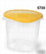 Round storage container - clear - 5728-24CL - 5728-24