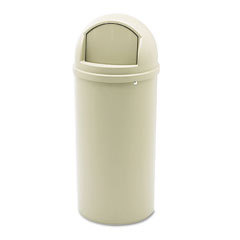 Rubbermaid marshal fireresistant waste container