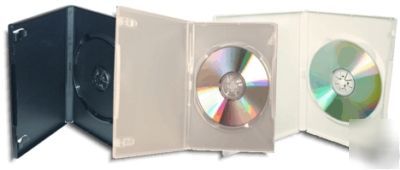 Single-disc =white= 14MM dvd boxes 100-pak
