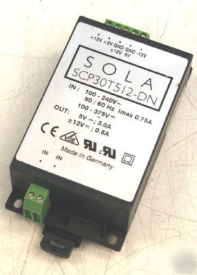 Sola scp 30W triple switching power supply SCP30T512-dn