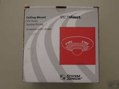 Speaker/strobe system sensor spectralert SP2 SP2C2475