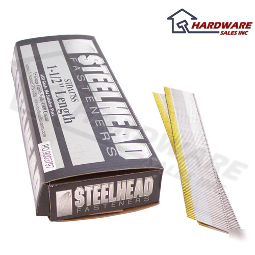 Steelhead angle finish nail 15GA 1-1/2