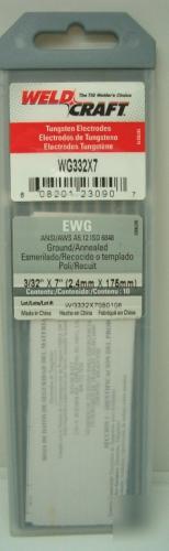 Weldcraft tungsten electrode rare earth 3/32