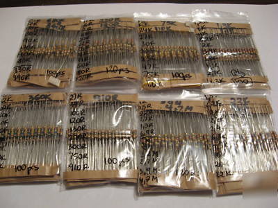 840 resistors kit 5% carbon film 84 values 10 of each