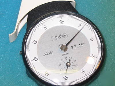 Dial caliper gauge, fowler #52 554-008, 3.2