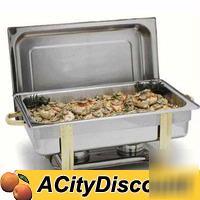 New 8 qt stainless steel catering chafing dish chafer