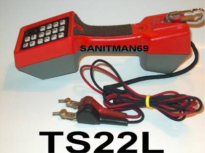 Nice harris fluke phone tool TS22L ts 22 butt set TS22