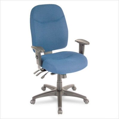 Wrigley 24/7 high performance high-back task chair blue